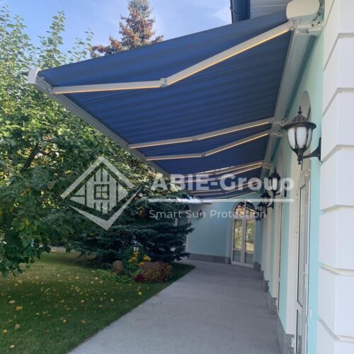Фотографии выполненных работ компании «ABIE-GROUP» Испанских кассетных маркиз KYMA. дер.Барвиха, Одинцовский городской округ, Московская область.