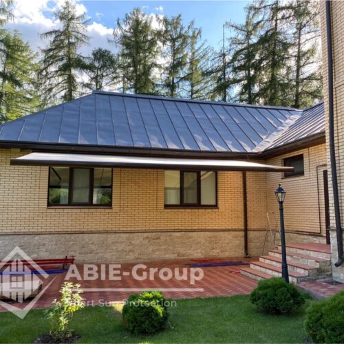 Фотографии выполненных работ компании «ABIE-GROUP» кассетной маркизы Kyma. г.Истра , Московской обл.
